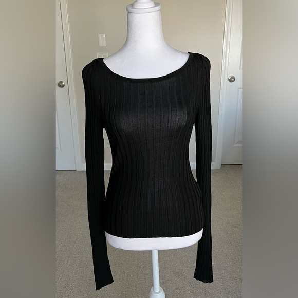 NWT Free People Womans Hits Different Lace Up Top, Black Size Medium. - Picture 2 of 6